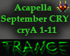 acapella september cry
