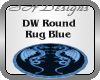 DW Round Rug Blue
