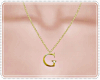 Necklace of letters G