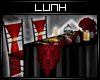 Red & Black Table Wedd