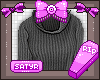 Grey Turtleneck Sweater