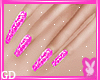 Pink Jewelz Nails