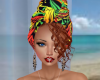 Red Jamaican HeadWrap