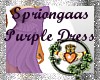 Spriongaas Purple Dress