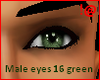 !@ Male eyes 16 green