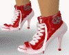 SM Red Sneaker Heels