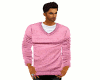 V-Neck Sweater Pink