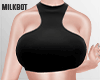Emma Crop Black