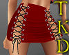 Red Laced Skirt