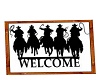 Cowboy Welcome frame