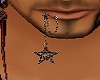 pentagram lip chain
