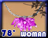 necklaces silver violet 