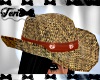 Straw Cowboy Hat Brown