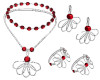 Red Daisy Jewelry Set