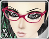 [YK] Retro glasses pink