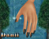 Dainty Hands black nails