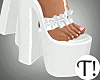 T! Grace White Heels