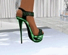 Giani Green Sandals