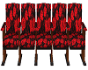 theater chairs roses