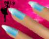 !LY Sim-ply Blues Nails