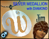 Silver Diamond W (M)