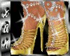 Xan-Prestige gold shoes