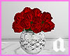 R  Amor Vase Roses
