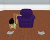 ~Y Reading Chair Purple