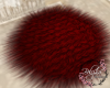$Red Fur Elegant Rug