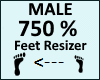 Feet Scaler 750% Male