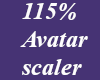 *M* 115% Avatar scaler