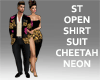 ST OPEN SHIRT CHEETAHx