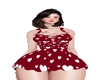 beauty red dress
