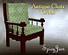 Antq Country Chair Grn