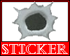Bullet Hole Sticker 1