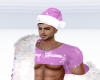 femboi pink santa hat