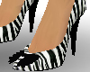 *T* Zebra bow heels