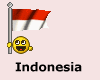Indonesia flag smiley