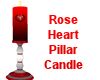(MR) Rose Hrt Candle