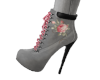 Sweet Rose Grey Boots