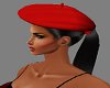 Red Beret & Pony Tail