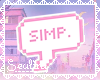 ☽Simp bubble pink☾
