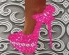 Pink Sparkle Bow Shoes