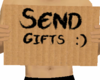 SEND GIFTS SIGN ZZ