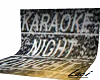 ~L~Backdrop Karaoke sign
