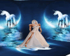 Unicorn Moon Background