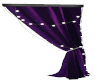 purple velvet curtain R