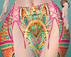 Mandala Flare Split Jean