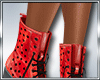 B* Red Dotted Boots