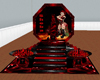 Sheba Throne 3 Red color